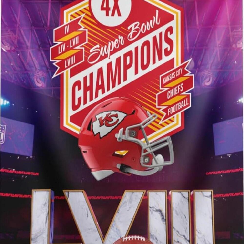Kansas City Chiefs Super Bowl LVlll Towel.